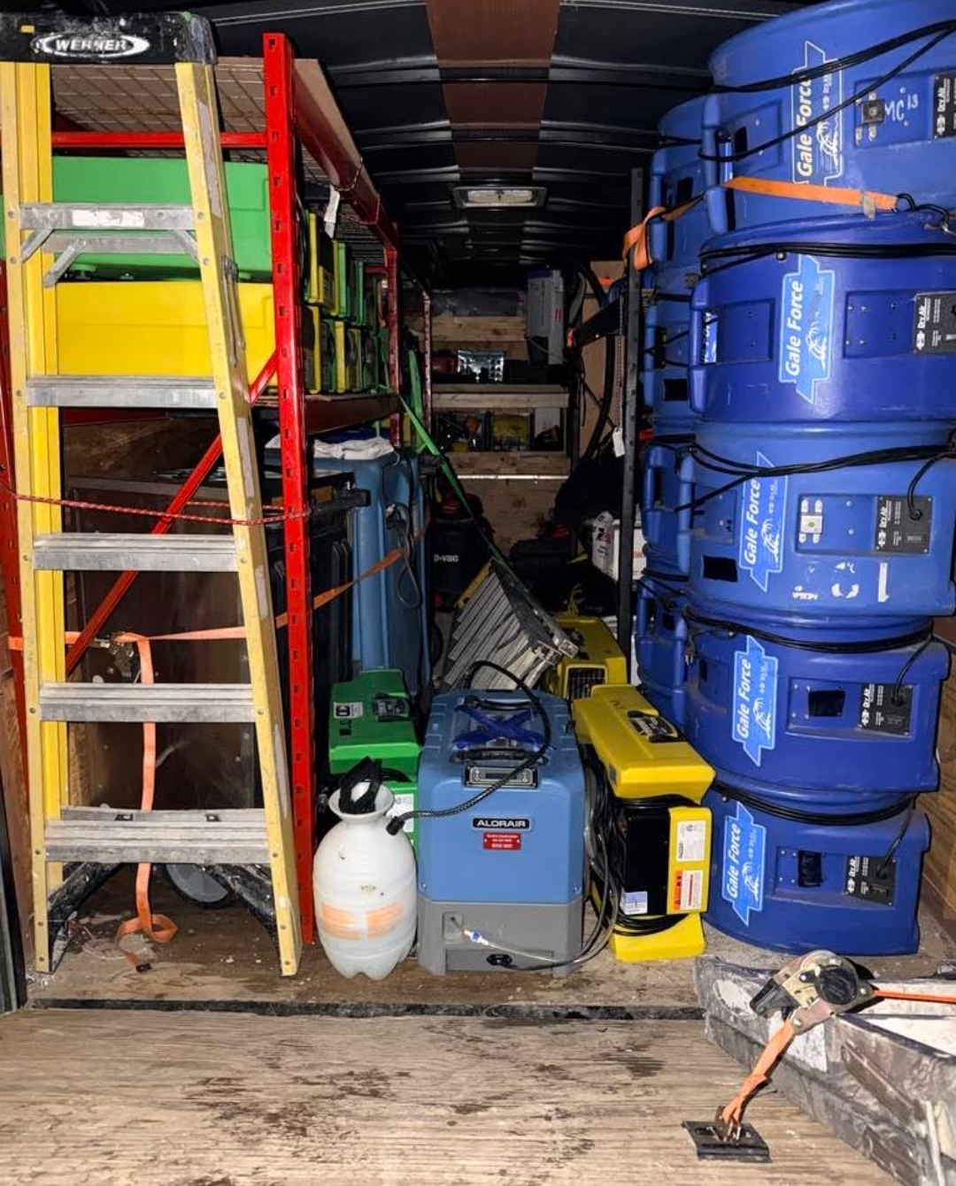 OCI Restoration truck and crew - veteran-owned restoration in Raleigh NC