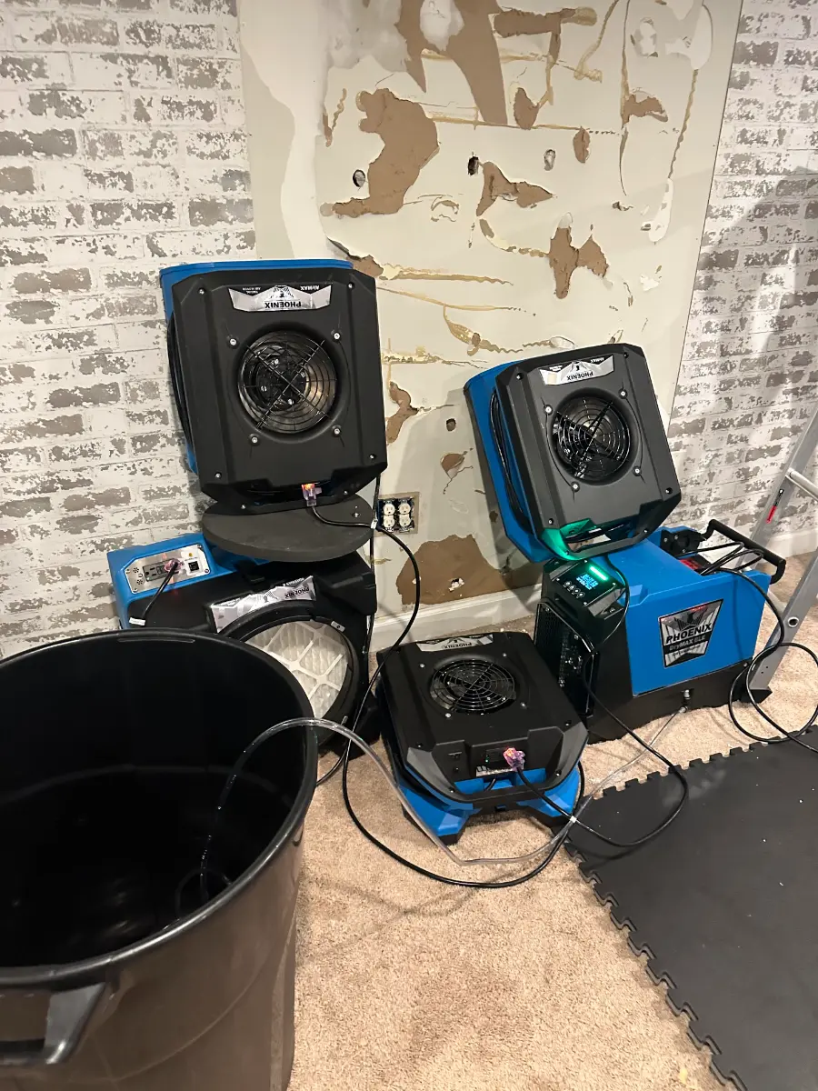 Water restoration equipment in active extraction