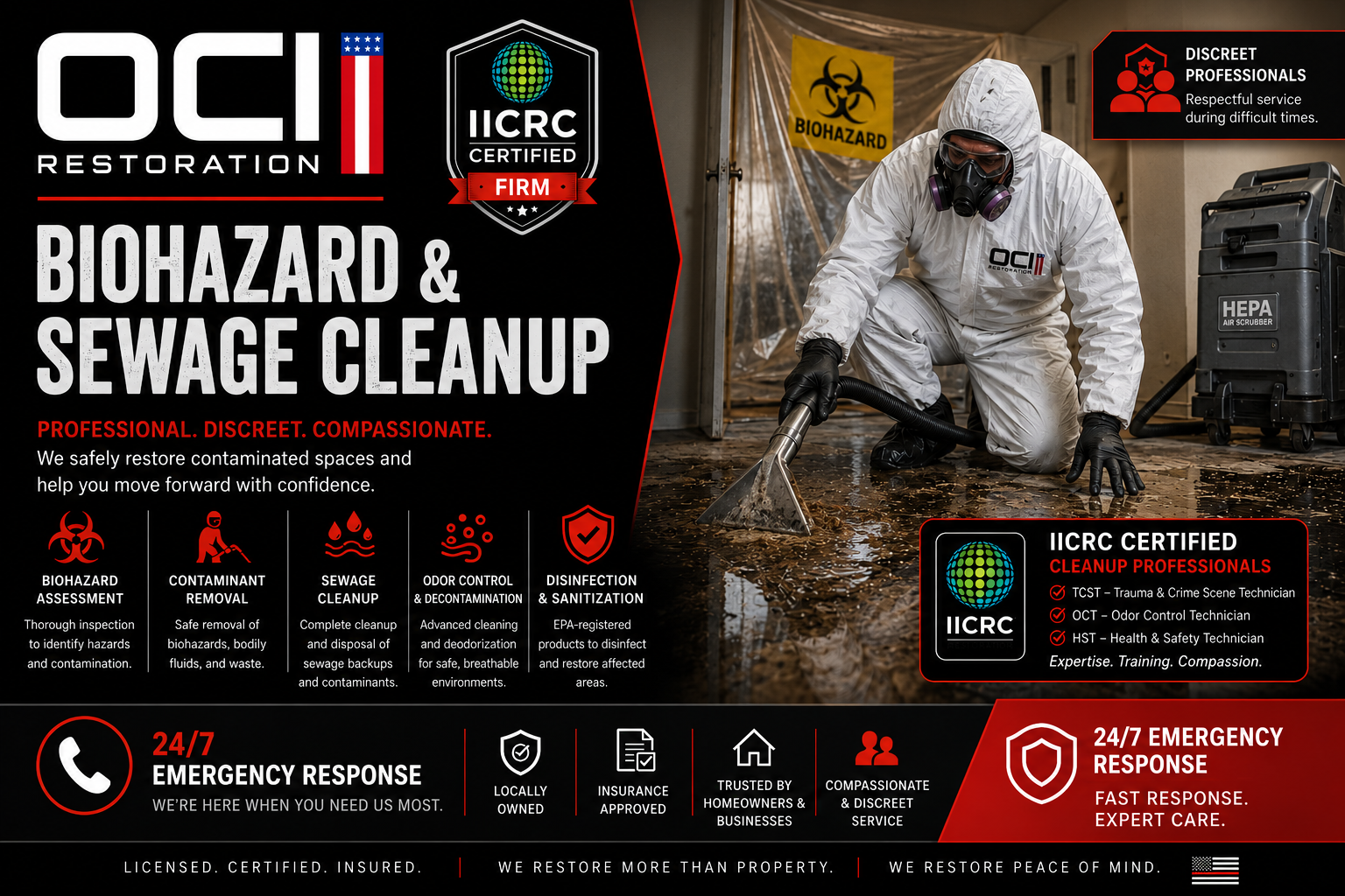 Biohazard & Sewage Cleanup