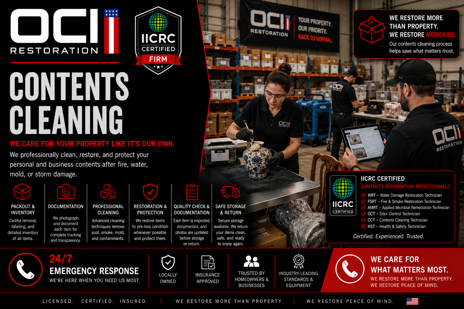 Contents Cleaning Services