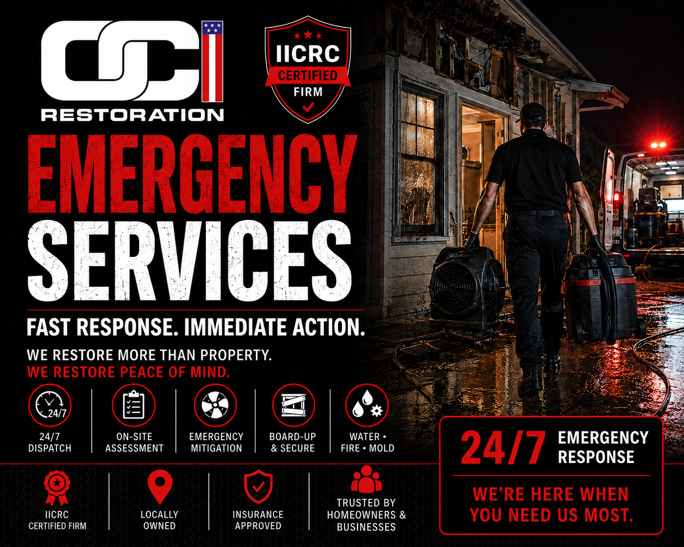 24/7 Emergency Response
